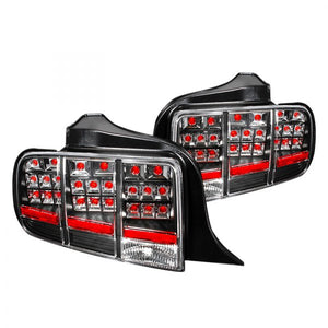 189.95 Spec-D Tail Lights Ford Mustang (2005-2009) Sequential or Non-Sequential LED - Redline360