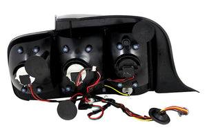 182.00 Spec-D Tail Lights Ford Mustang (05-09) Sequential Turn Signal - Smoke or Red - Redline360