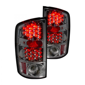 137.00 Spec-D LED Tail Lights Dodge Ram (2002-2006) Black / Chrome / Red / Gloss - Redline360