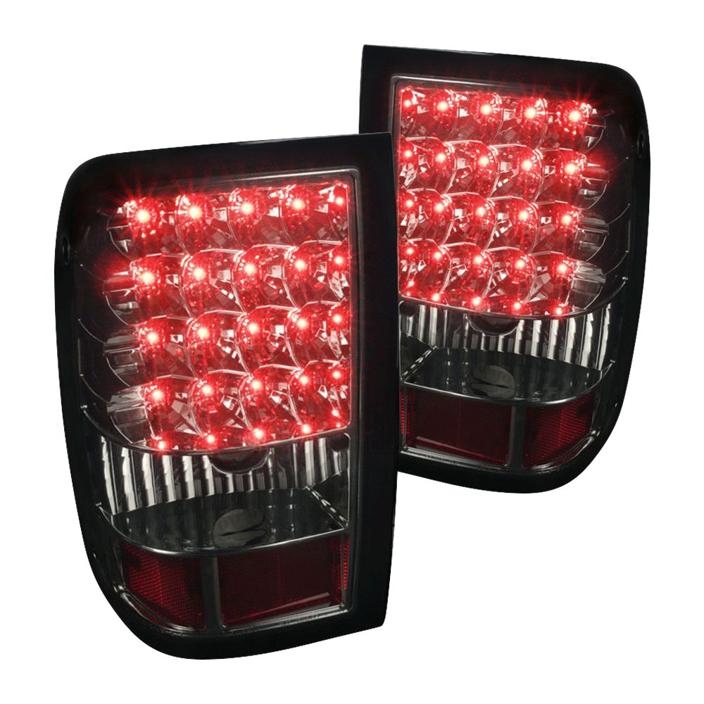 138.95 Spec-D Tail Lights Ford Ranger (06-11) LED Black / Clear / Smoked - Redline360