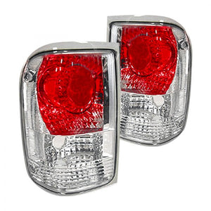 79.95 Spec-D Tail Lights Ford Ranger (1993-1997) [Altezza Style] Smoked / Chrome / Black - Redline360