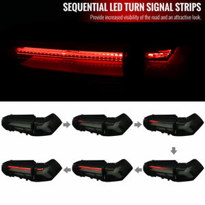 469.95 Spec-D Tail Lights Toyota RAV4 (2019-2021) Sequential LED Bar - Redline360