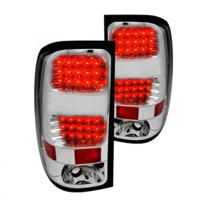 260.00 Spec-D LED Tail Lights GMC Sierra (2007-2014) Black or Chrome Housing - Redline360