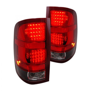 260.00 Spec-D LED Tail Lights GMC Sierra (2007-2014) Black or Chrome Housing - Redline360