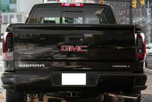 249.95 Spec-D LED Tail Lights GMC Sierra (2014-2018) C-BAR - Black / Clear / Smoked / Tinted / Red - Redline360