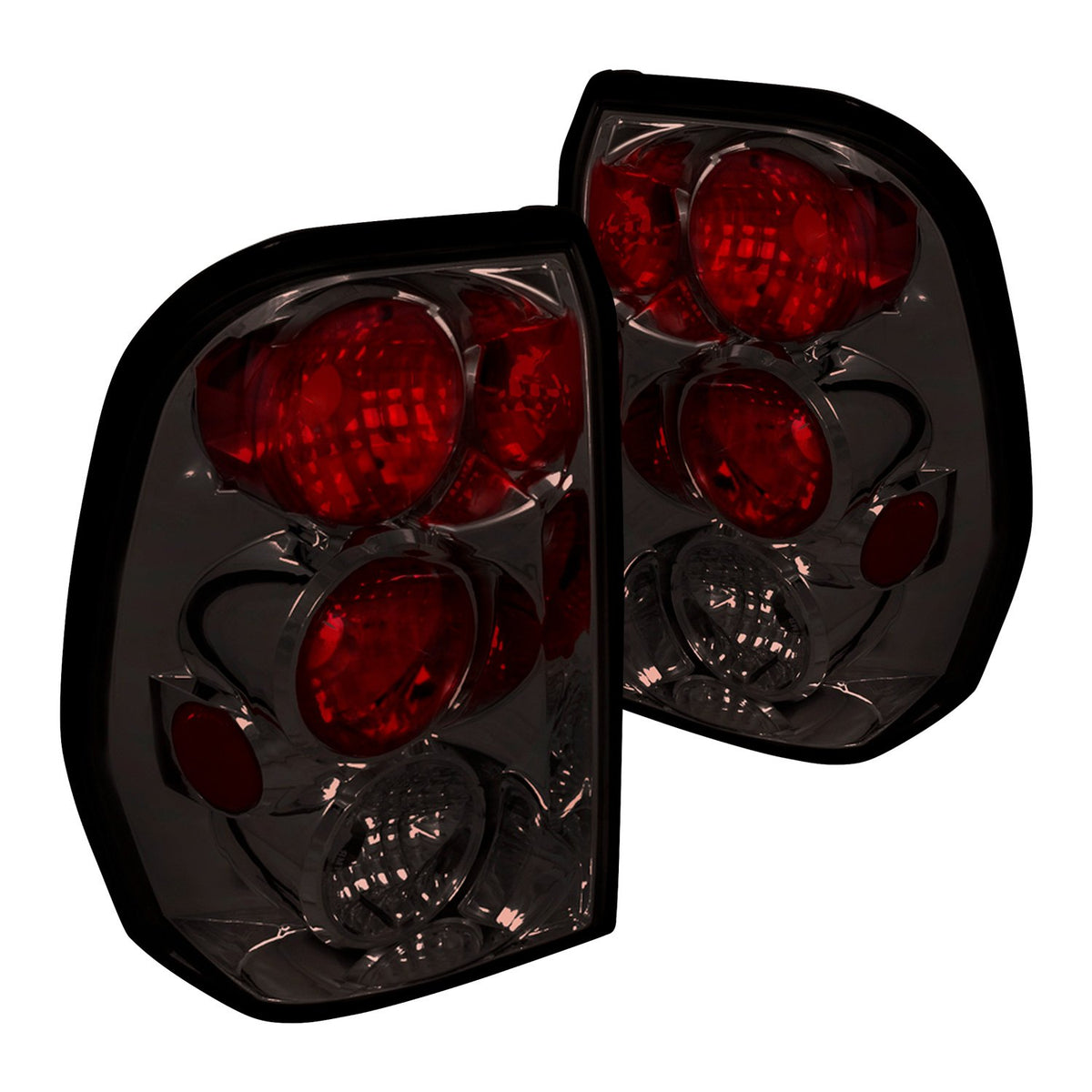 Spec-D Tail Lights Chevy Trailblazer (2002-2009) [Altezza Style] Chrom ...