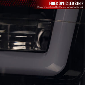 Spec-D Tail Lights Nissan Titan (04-15) LED Light Bar - Chrome / Black / Tinted