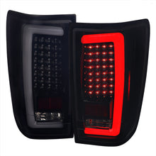 Load image into Gallery viewer, Spec-D Tail Lights Nissan Titan (04-15) LED Light Bar - Chrome / Black / Tinted Alternate Image