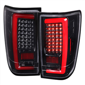 Spec-D Tail Lights Nissan Titan (04-15) LED Light Bar - Chrome / Black / Tinted