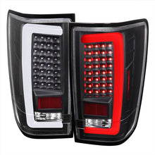 Load image into Gallery viewer, Spec-D Tail Lights Nissan Titan (04-15) LED Light Bar - Chrome / Black / Tinted Alternate Image