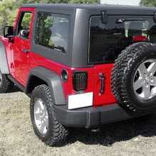 Load image into Gallery viewer, Spec-D LED Tail Lights Jeep Wrangler (2007-2017) Matte Black Housing/Clear Lens - Chrome/Smoke Lens Alternate Image