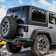 Load image into Gallery viewer, Spec-D LED Tail Lights Jeep Wrangler (2007-2017) Matte Black Housing/Clear Lens - Chrome/Smoke Lens Alternate Image