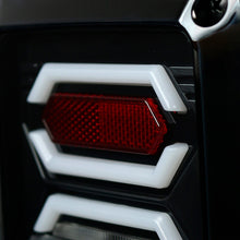 Load image into Gallery viewer, Spec-D LED Tail Lights Jeep Wrangler (2007-2017) Matte Black Housing/Clear Lens - Chrome/Smoke Lens Alternate Image