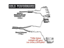 Load image into Gallery viewer, 896.58 Solo Performance Mach-XV Catback Exhaust Dodge Challenger SXT V6 (09-14) Stock/Round/Square Tips - Redline360 Alternate Image