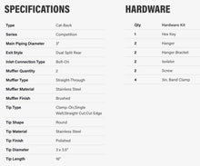 Load image into Gallery viewer, Magnaflow Exhaust Ford Mustang V8 5.0 [Fox Body] (1987-1993) 3" Catback 16996 Alternate Image