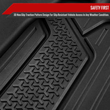 Load image into Gallery viewer, Spec-D Floor Mats Honda Civic Sedan (2016-2021) Washable Black TPE Rubber Alternate Image