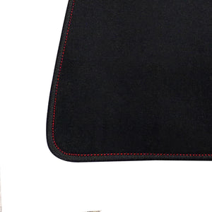 69.95 Spec-D Floor Mats Acura Integra Coupe (94-01) Black w/ Red Stitching - Front/Rear - Redline360