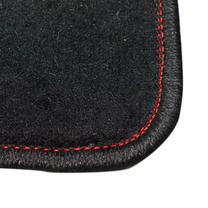 69.95 Spec-D Floor Mats Acura Integra Coupe (94-01) Black w/ Red Stitching - Front/Rear - Redline360