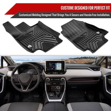 Load image into Gallery viewer, Spec-D Floor Mats Toyota RAV4 (2019-2022) Washable Black TPE Rubber Alternate Image