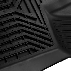 Spec-D Floor Mats Toyota RAV4 (2019-2022) Washable Black TPE Rubber