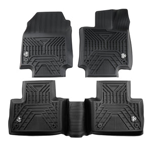 Spec-D Floor Mats Toyota RAV4 (2019-2022) Washable Black TPE Rubber