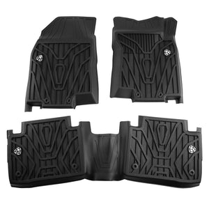 Spec-D Floor Mats Nissan Rogue (2014-2020) Washable Black TPE Rubber