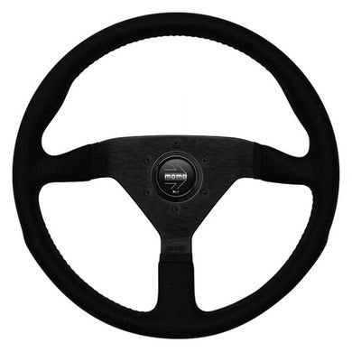 229.95 MOMO Steering Wheel (Monte Carlo - Alcantara - 350mm - Black) MCL35AL1B - Redline360