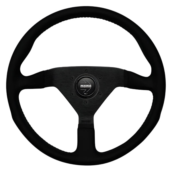 229.95 MOMO Steering Wheel (Monte Carlo - Alcantara - 350mm - Black) MCL35AL1B - Redline360