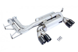 Megan Racing Exhaust BMW M3 E46 (01-06) Polished, Blue Titanium, Black Chrome Tips