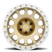 Load image into Gallery viewer, Method Race Wheels 105 Beadlock (17x9 -38 Offset) [5x5.5 / 6x5.5 Bolt Pattern] Gold / Matte Black / Machined - 5x5.5 / V3 - Gold Alternate Image