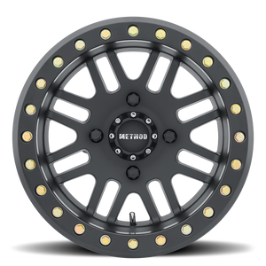 312.12 Method Race Wheels 406 UTV Beadlock (15x8 -2 Offset 4x156) Matte Black Finish - Redline360