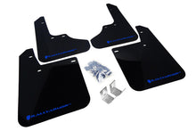 Load image into Gallery viewer, Rally Armor Mud Flaps Subaru Impreza (1993-2001) Black / Red / Pink - Black w/ Blue Logo Alternate Image