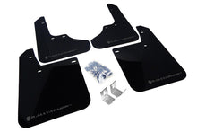 Load image into Gallery viewer, Rally Armor Mud Flaps Subaru Impreza (1993-2001) Black / Red / Pink - Black w/ Grey Logo Alternate Image
