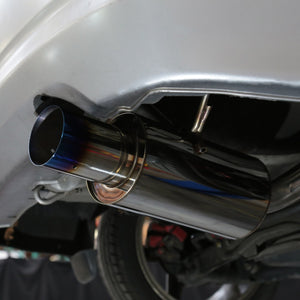 149.00 Spec-D Tuning Exhaust Acura RSX Base (02-06) N1 Muffler w/ Burnt Blue or Polished Tip - Redline360