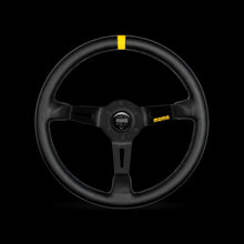 Load image into Gallery viewer, MOMO Steering Wheel (MOD.08 - Black Suede/Leather - 350mm) Black Suede/Leather Material Alternate Image