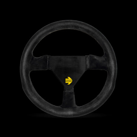 MOMO Steering Wheel (MOD.11 - Black Suede - 260/280mm) 260mm / 280mm Diameter