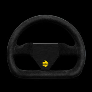 MOMO Steering Wheel (MOD.12 - Black Suede - 250mm - Black Spokes) R1922/25S