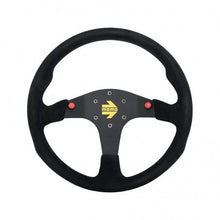 Load image into Gallery viewer, MOMO Steering Wheel (MOD.80 - Leather / Suede - 350mm - No Stitch) Leather / Suede Material - Black Suede Alternate Image