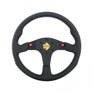 MOMO Steering Wheel (MOD.80 - Leather / Suede - 350mm - No Stitch) Lea