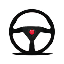 Load image into Gallery viewer, MOMO Steering Wheel (Montecarlo - Alcantara - Black / Red Stich) 320mm / 350mm Alternate Image