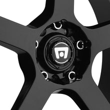Load image into Gallery viewer, Motegi Racing MR116 Wheels (15x6.5 4X100 +40) Gloss Black or Matte Black w/ Red Racing Stripe - Gloss Black Alternate Image