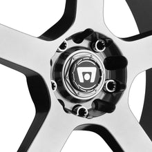 Load image into Gallery viewer, 154.80 Motegi Racing MR116 Wheels (17x7 5x100 +40) Gloss Black / Silver / Matte Black w/ Red Racing Stripe - Redline360 Alternate Image