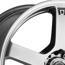 Load image into Gallery viewer, 154.80 Motegi Racing MR116 Wheels (17x7 5x100 +40) Gloss Black / Silver / Matte Black w/ Red Racing Stripe - Redline360 Alternate Image