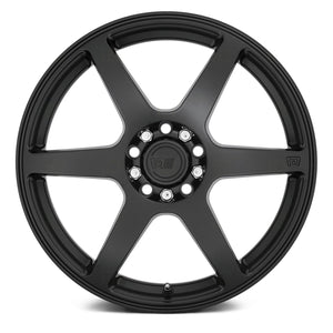 166.00 Motegi Racing MR143 CS6 Wheels (15x6.5 4x100/4x108 +40) Satin Black or Hyper Silver - Redline360