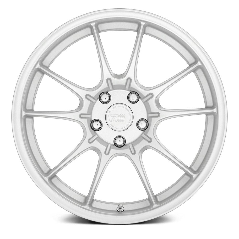 Motegi MR152 SS5 Hyper Silver Wheels: 18x8.5, 5x112