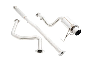 379.95 Megan Racing Exhaust Honda Civic EK Hatchback (96-00) N1 Muffler - Polished - Redline360