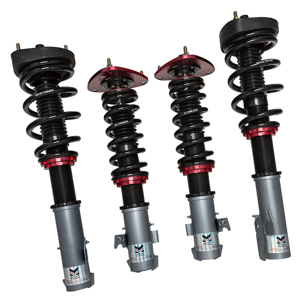 899.00 Megan Racing Street Coilovers Subaru WRX (02-07) WRX STi (2004) w/ Front Camber Plates - Redline360