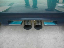 Load image into Gallery viewer, Megan Racing M-RS Muffler (2.3" Dual Muffler) w/ 3.9" Slant Polished Tips - Default Title Alternate Image