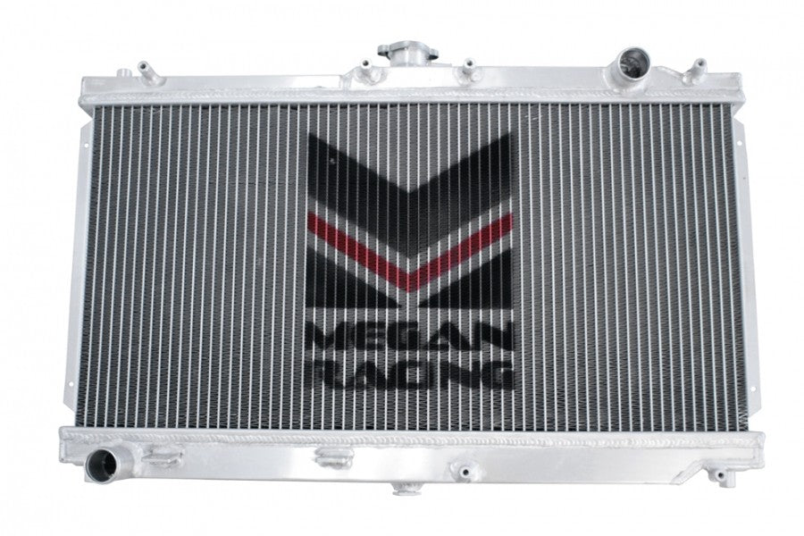 Miata Rear Mounted Radiator Megan Racing Radiator Mazda Miata NB Manual (1999-2005) Aluminum Dual