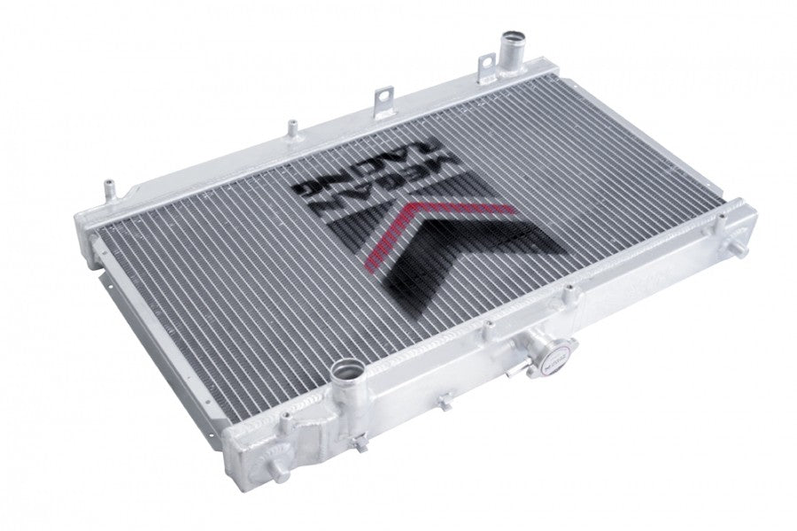 Miata Rear Mounted Radiator Megan Racing Radiator Mazda Miata NB Manual (1999-2005) Aluminum Dual